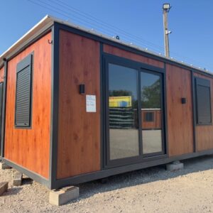 Eladó újszerű állapotú 6,5 x 6 m duplex mobilház
